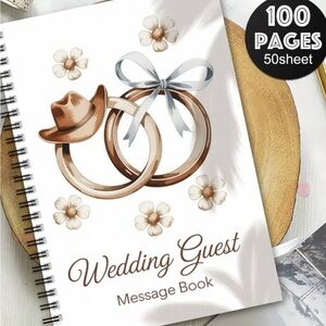 Wedding guest book